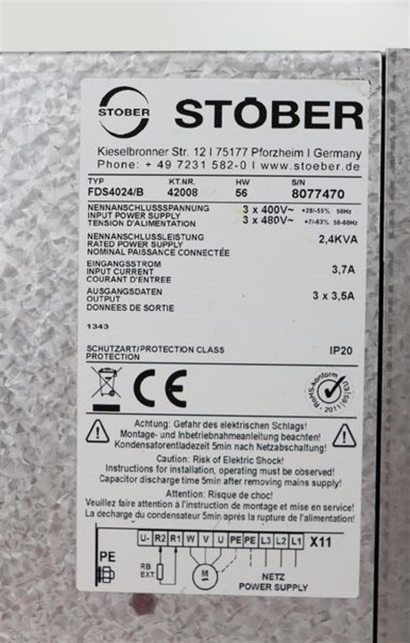 Stöber POSIDRIVE FDS4000 FDS4024/B 400V 3,7A TESTED & TOP ZUSTAND