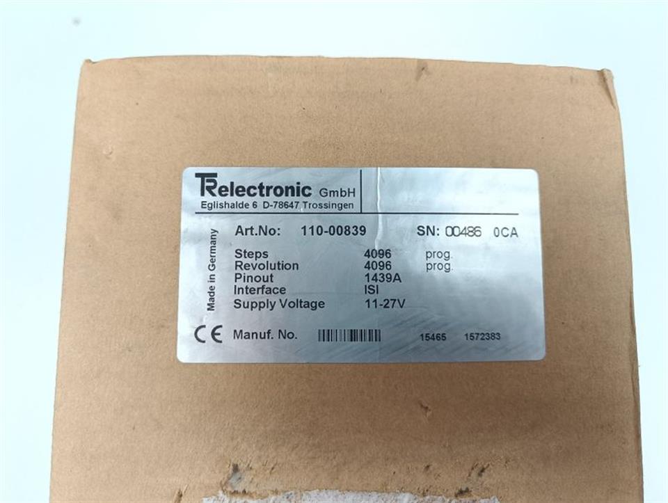 TR Electronic 110-00839 Art.No: 11000839 UNUSED & OVP