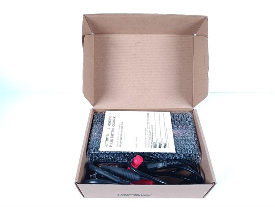 UltiPower Lead Crystal Battery Charger 220V 50Hz 48V 10A + Klemmen UNUSED & OVP