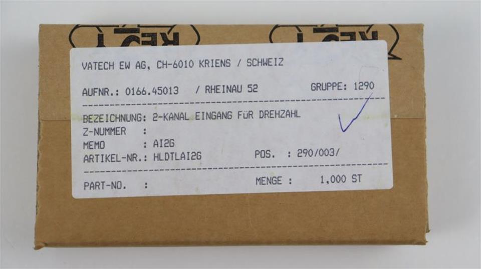 Vatech Sulzer Modul AI2G Art.Nr. 112.065.864.210 Rev. B UNUSED & OVP
