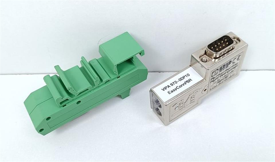 VIPA 972-0DP10 Profibusstecker + Indu-Sol PBMB 110080000 Adapter TOP ZUSTAND