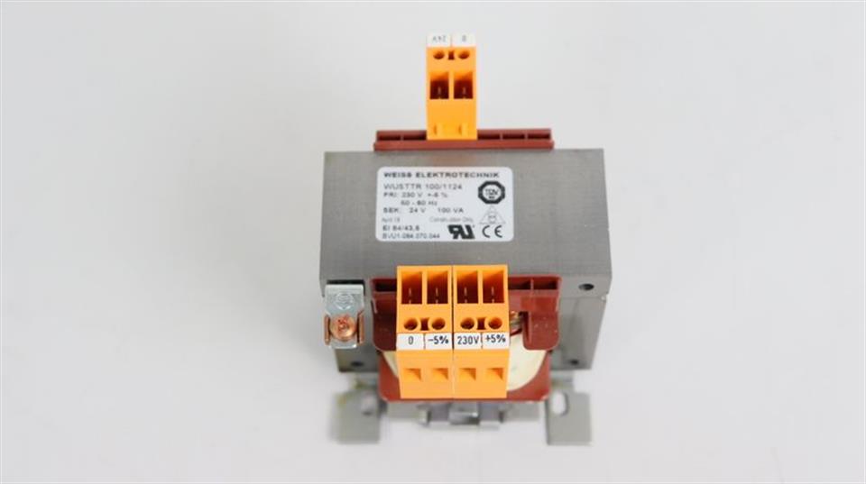WEISS ELEKTROTECHNIK WUSTTR 100/1124 STEUERTRANSFORMATOR NEUWERTIG