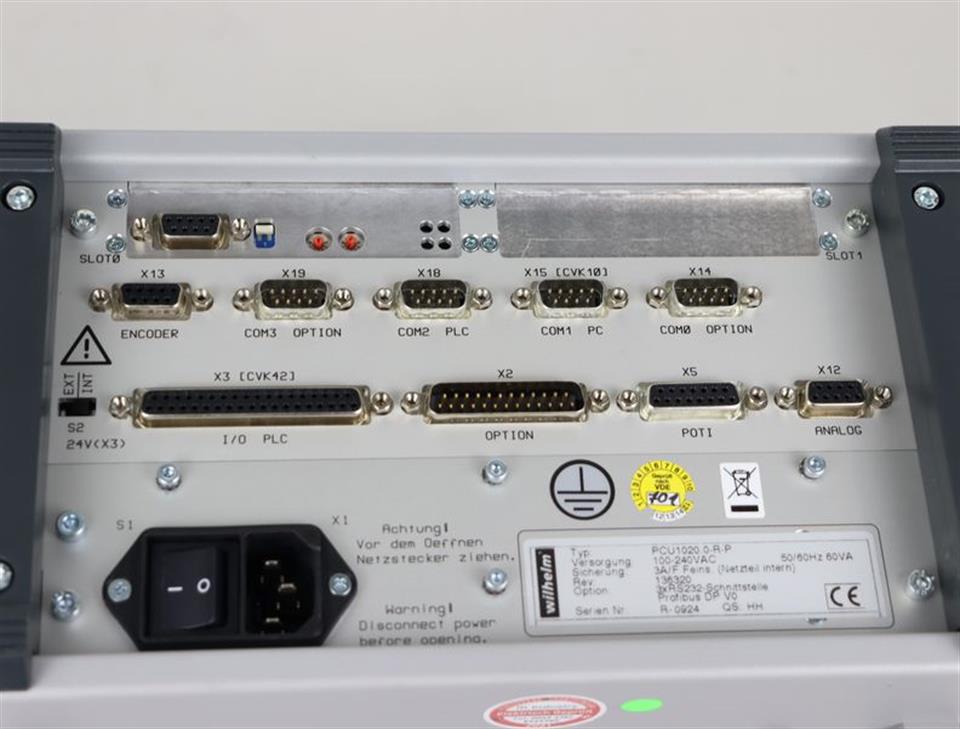 Wilhelm PCU1020.0-R-P 100-240VAC Rev.136320 TESTED NEUWERTIG