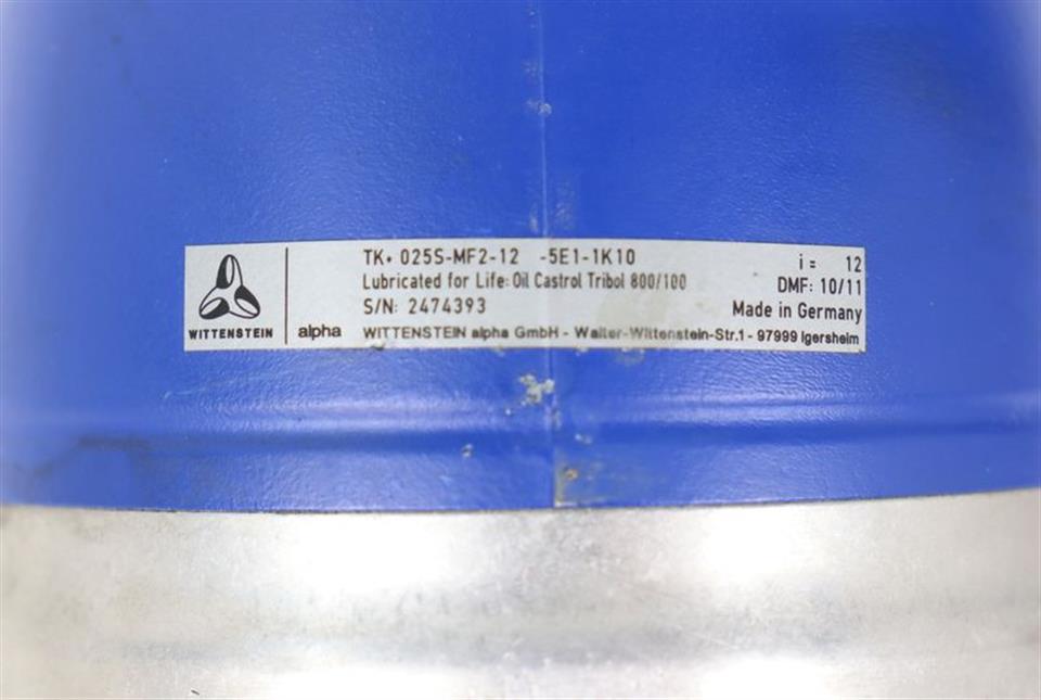 Wittenstein Alpha Getriebe TK+ 025S-MF2-12-5E1-1K10 i= 12 DMF10/11