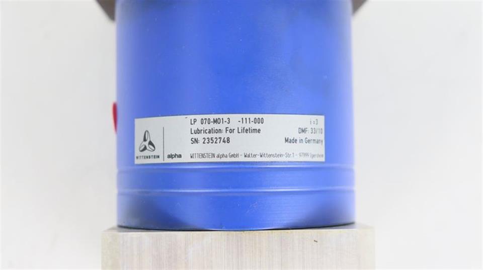 WITTENSTEIN ALPHA LP 070-M01-3 -111-000 LP 070-M01-3-111-000 DMF: 33/10 i=3