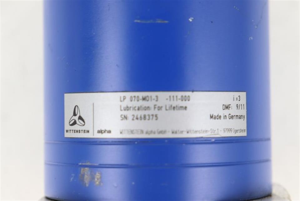 WITTENSTEIN LP 070-M01-3 -111-000 Getriebe Ratio i=3 LP 070-MO1-3 TOP ZUSTAND