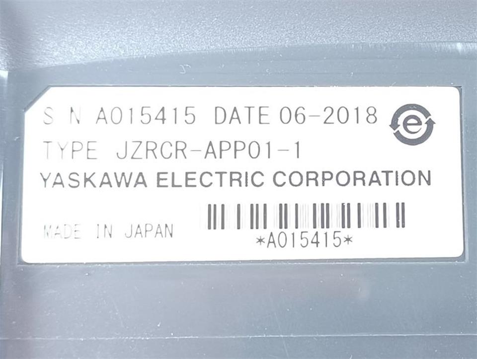Yaskawa Electric Teach Pendant Touch Screen JZRCR-APP01-1 TOP ZUSTAND