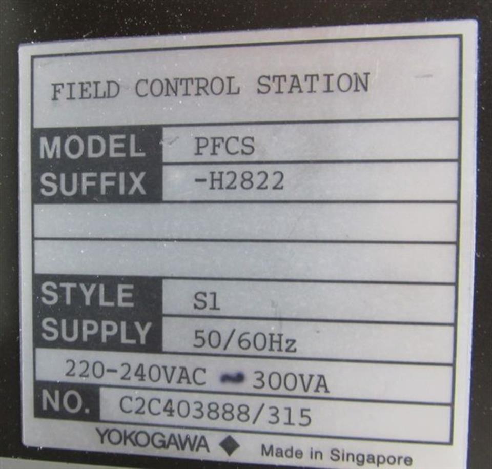 Yokogawa PFCS PFCS-H2822 STYLE S1 50/60Hz 220-240VAC - 300VA NEUWERTIG